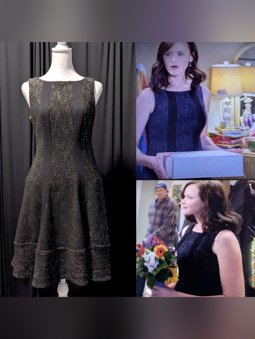 ASO Gilmore Girls Nanette Lepore Dress Rory Gilmore Tweed Dress Size 4
